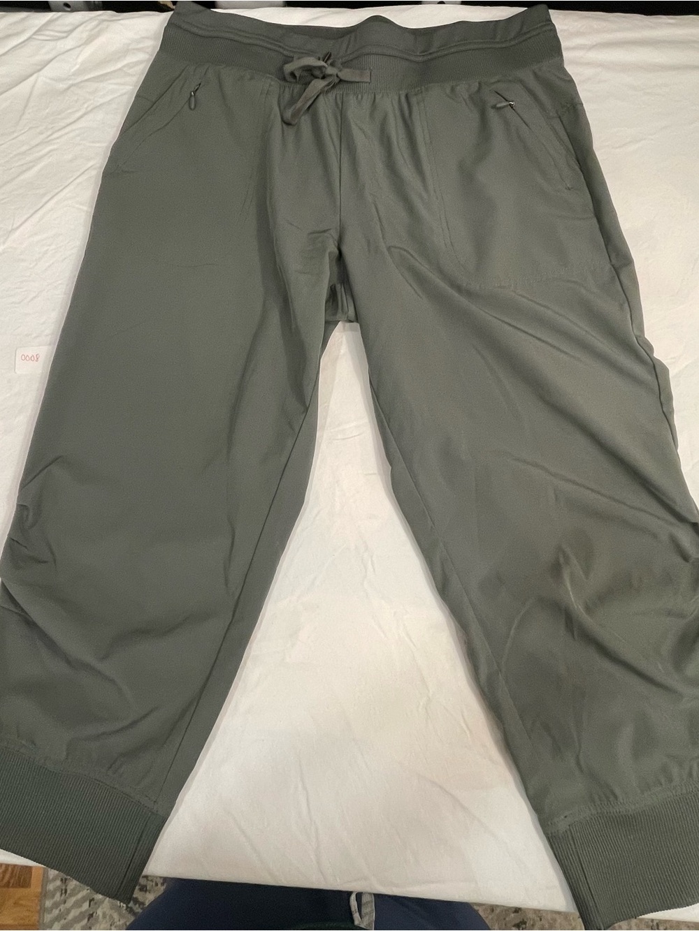 Kyodan Women's Olive Green Drawstring Jogger Pants